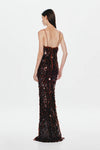 SAPPHIRE SEQUIN MAXI DRESS