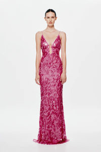 SAPPHIRE SEQUIN MAXI DRESS