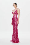 SAPPHIRE SEQUIN MAXI DRESS