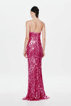 SAPPHIRE SEQUIN MAXI DRESS