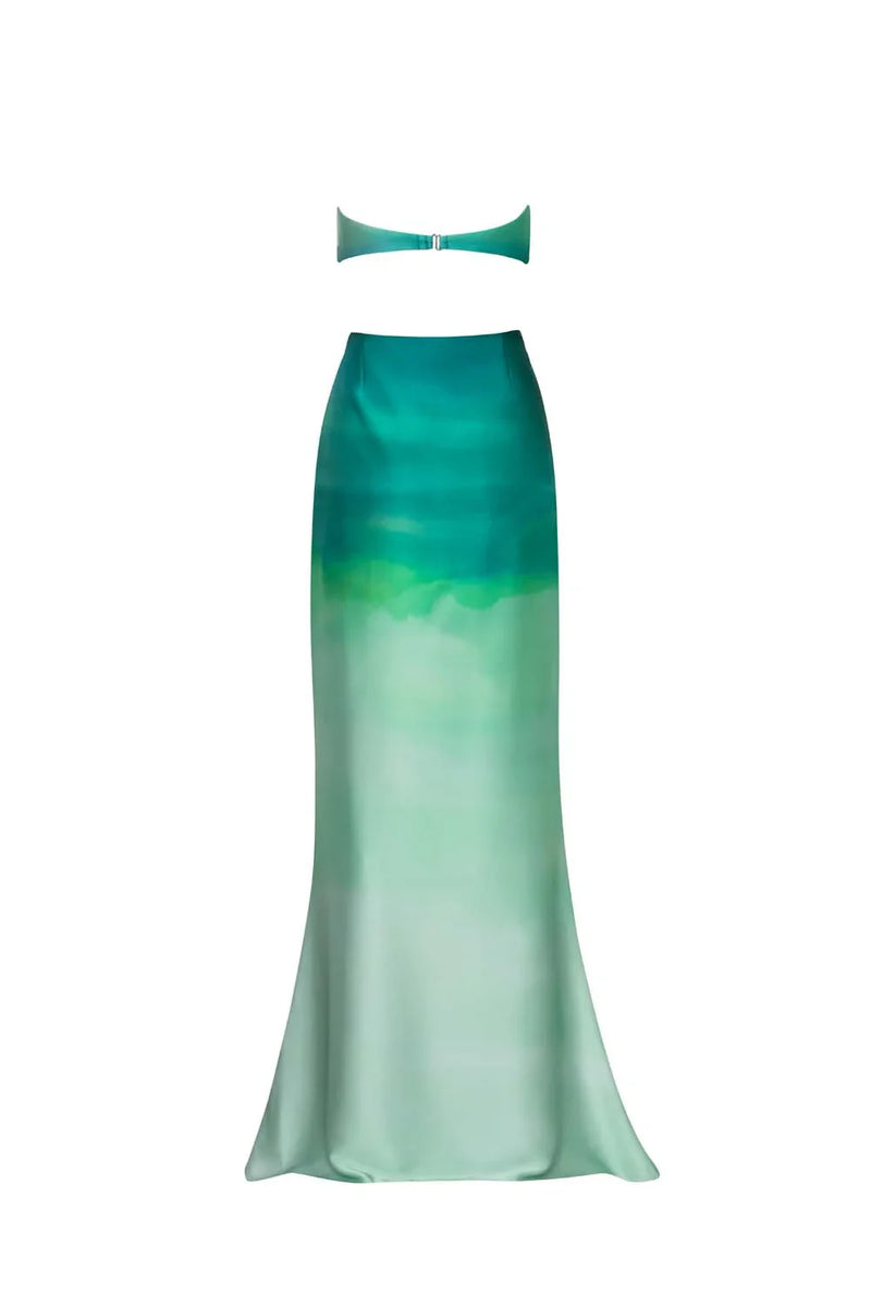 BAOBAB RIRI DRESS IN EVERGREEN