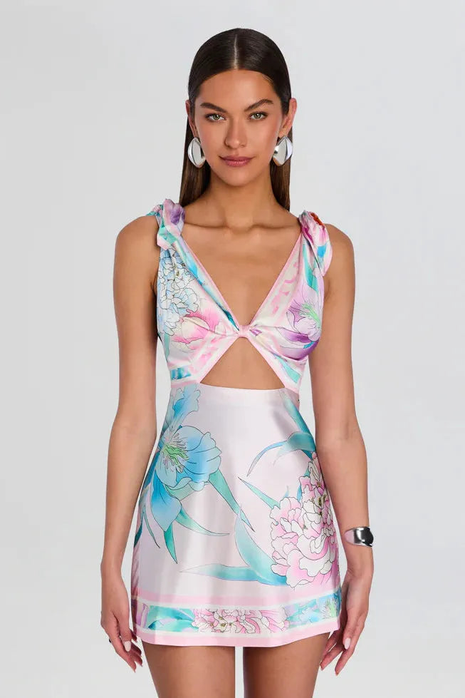 ICELYN SILK DRESS