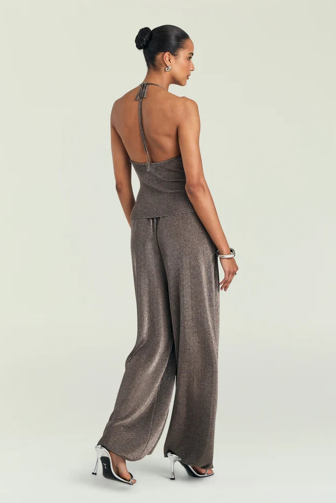 ESMERELDA METALLIC KNIT TOP