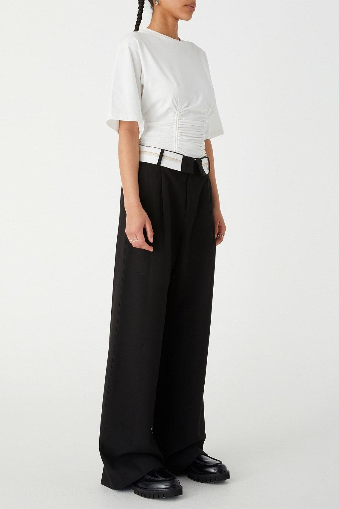 MISHA OWEN PANTS IN BLACK