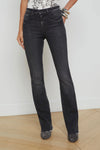 L'AGENCE RUTH HIGH RISE STRAIGHT IN OBSIDIAN