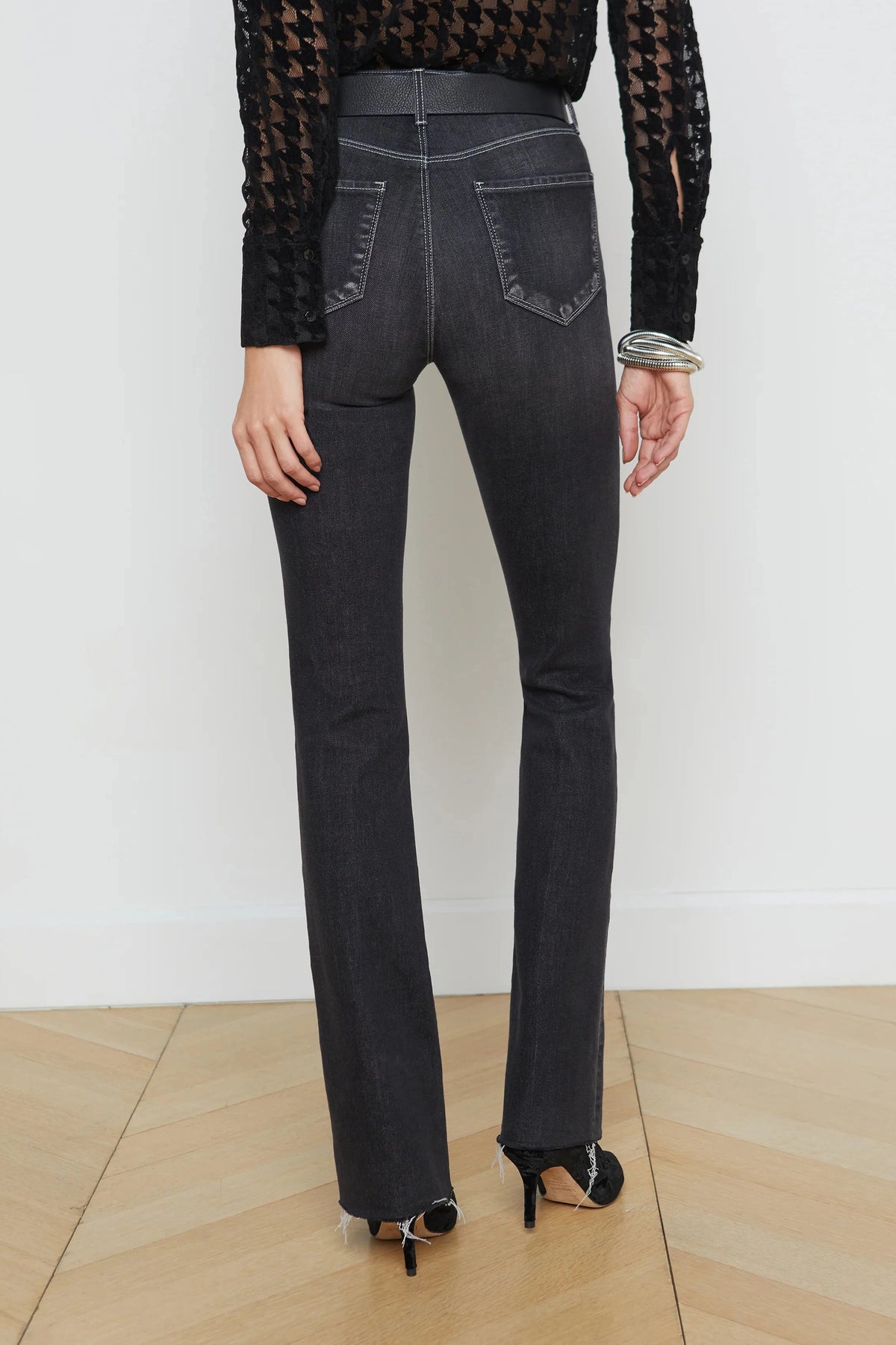 RUTH H/R STRAIGHT RAW JEAN