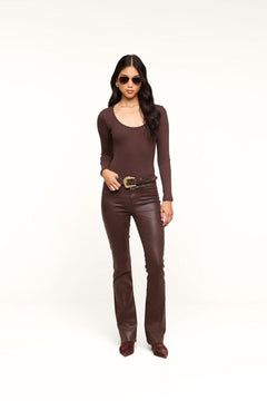 RUTH H/R COATED STRAIGHT-LEG JEAN