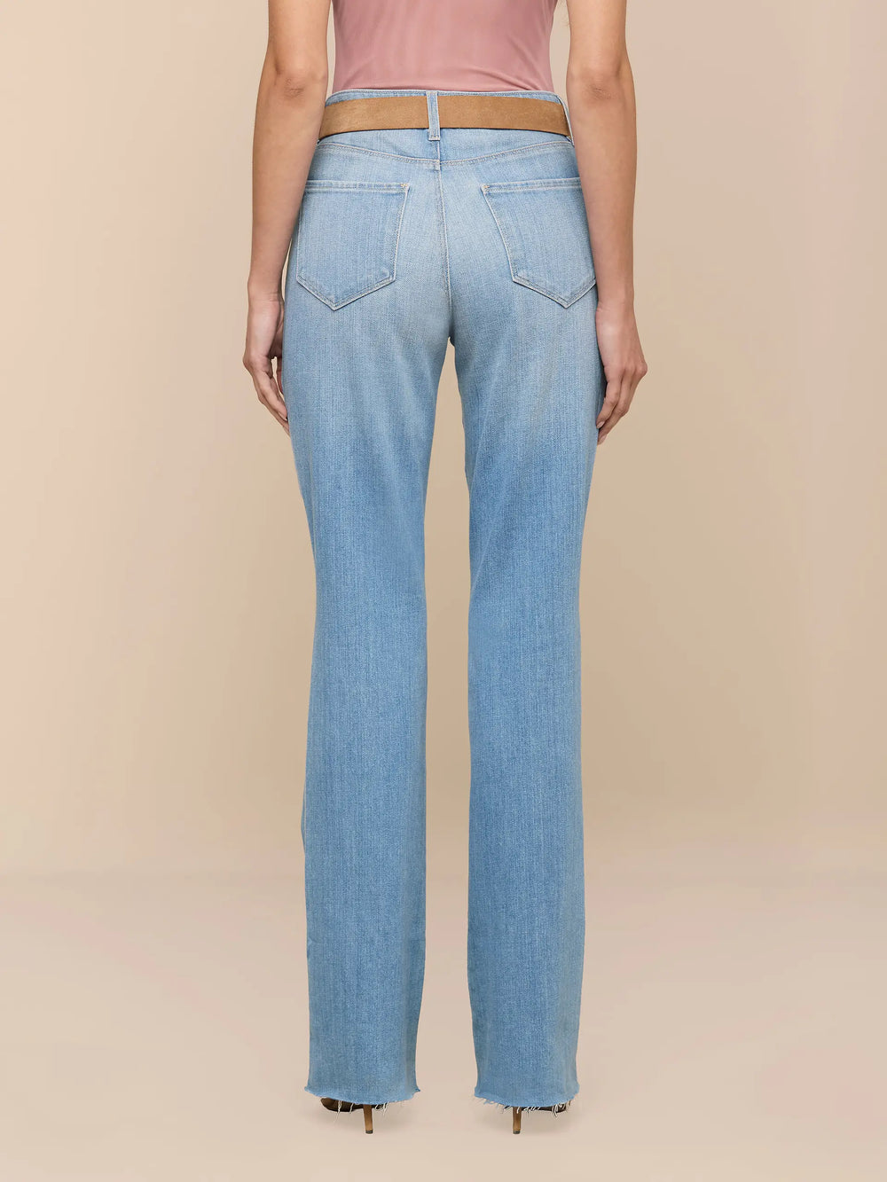RUTH H/R STRAIGHT-LEG RAW JEAN