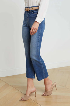 KENDRA H/R CROPPED FLARE JEAN