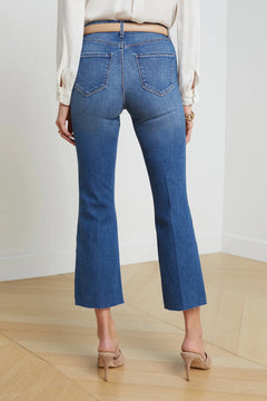 KENDRA H/R CROPPED FLARE JEAN