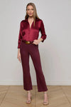 KENDRA HIGH RISE CROPPED FLARE JEAN