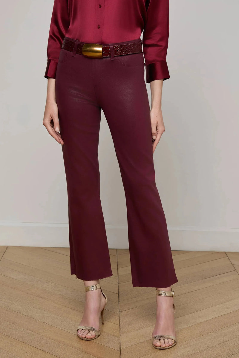 KENDRA HIGH RISE CROPPED FLARE JEAN