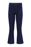 L'AGENCE KENDRA HIGH RISE CROPPED FLARE JEAN IN MIDNIGHT COATED