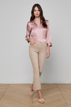 KENDRA H/R CROPPED FLARE JEAN