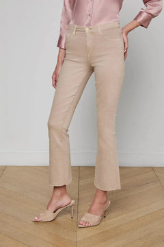 KENDRA H/R CROPPED FLARE JEAN