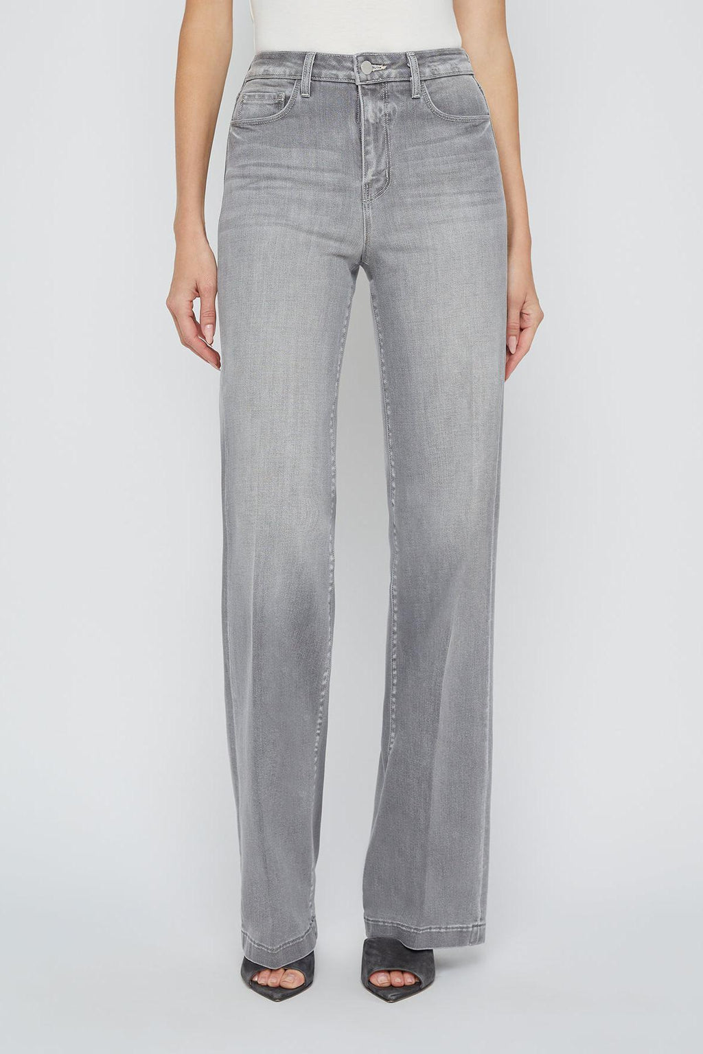 CLAYTON HIGH RISE WIDE LEG JEAN – Big Drop NYC