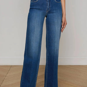 CLAYTON H/R WIDE LEG JEAN