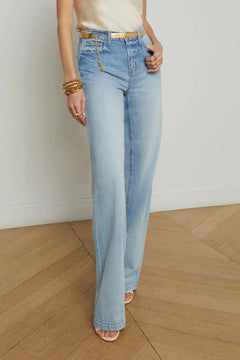 CLAYTON H/R WIDE LEG JEAN