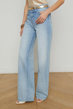 CLAYTON H/R WIDE LEG JEAN