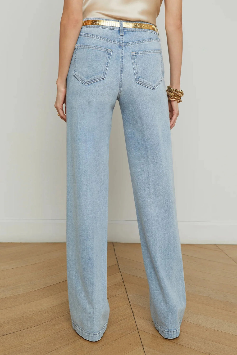 CLAYTON H/R WIDE LEG JEAN