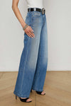 CLAYTON H/R WIDE LEG JEAN