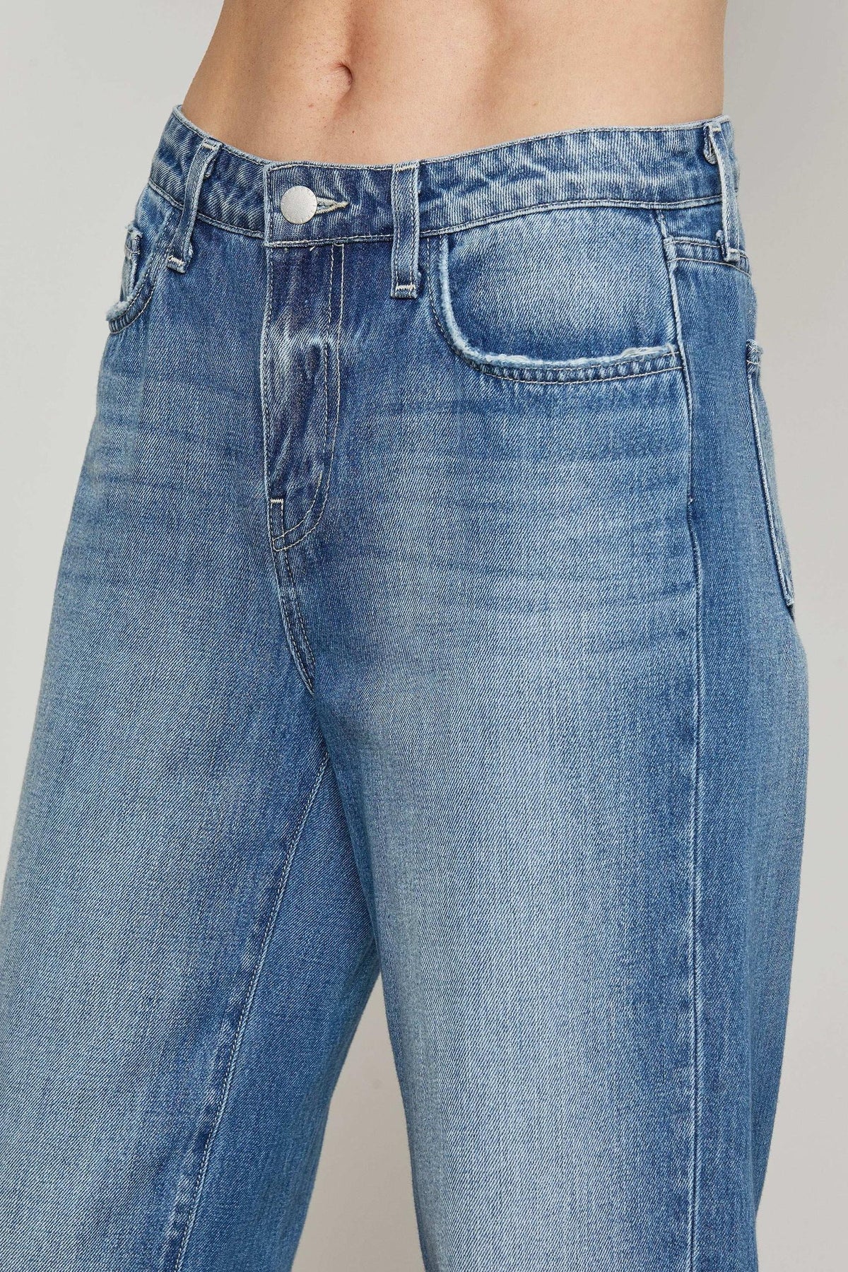 CLAYTON H/R WIDE LEG JEAN