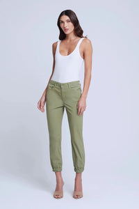 L'AGENCE MIRABEL M/R FLIGHT PANT IN SOFT ARMY