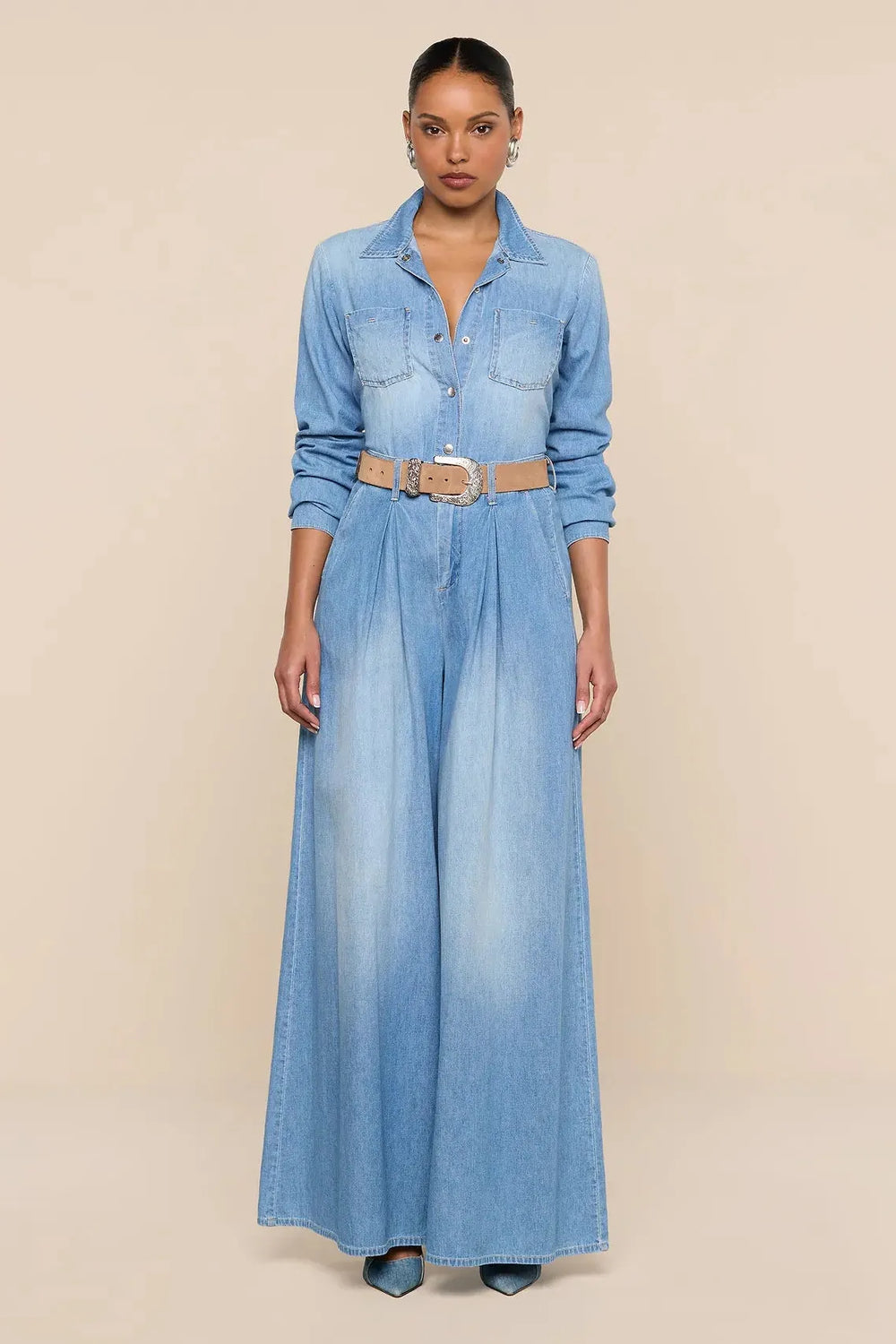 LORENZA HIGH RISE PALAZZO PANT