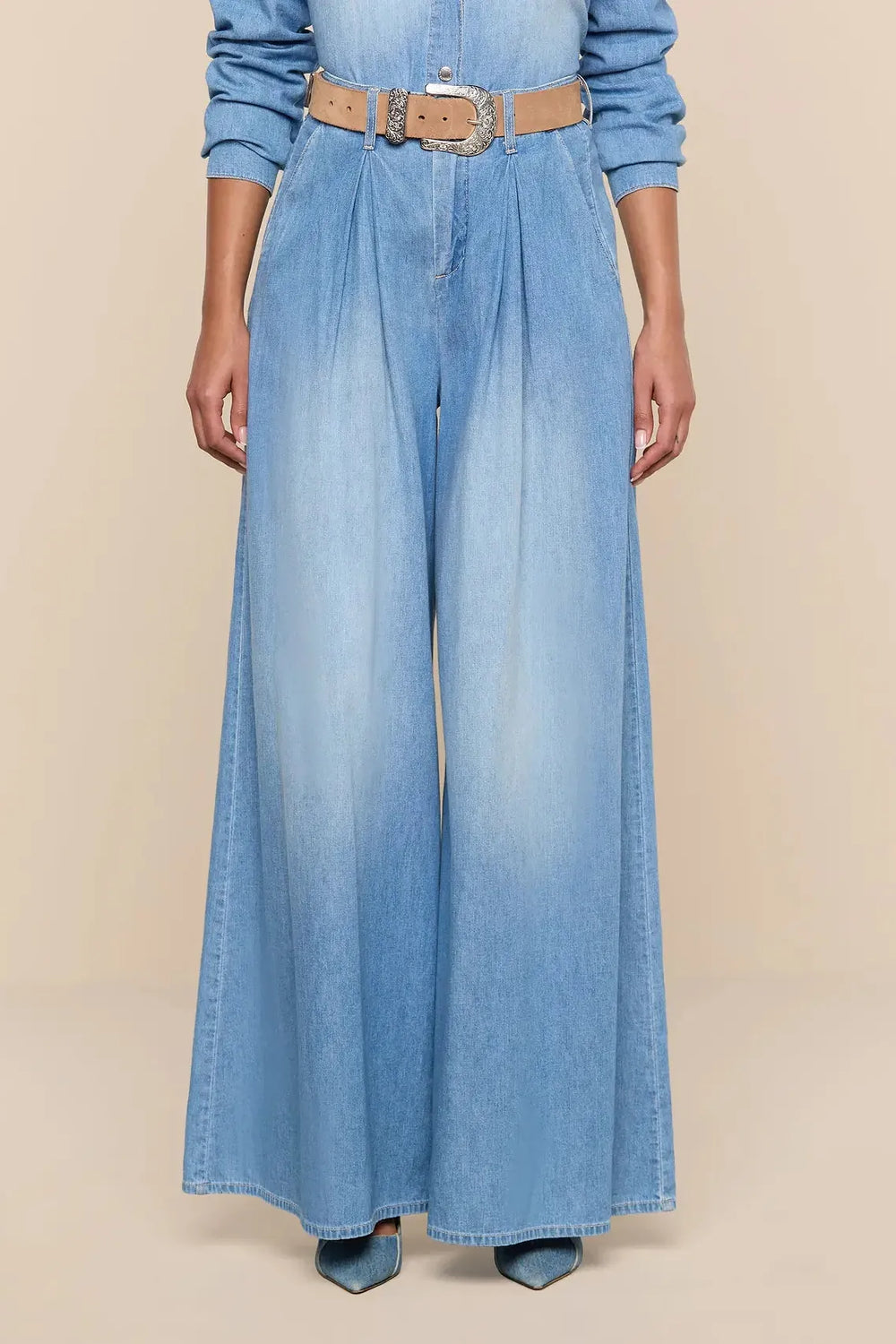 LORENZA HIGH RISE PALAZZO PANT