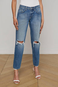 NEVIA LOW RISE SLOUCHY STRAIGHT LEG JEANS