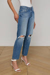 NEVIA LOW RISE SLOUCHY STRAIGHT LEG JEANS