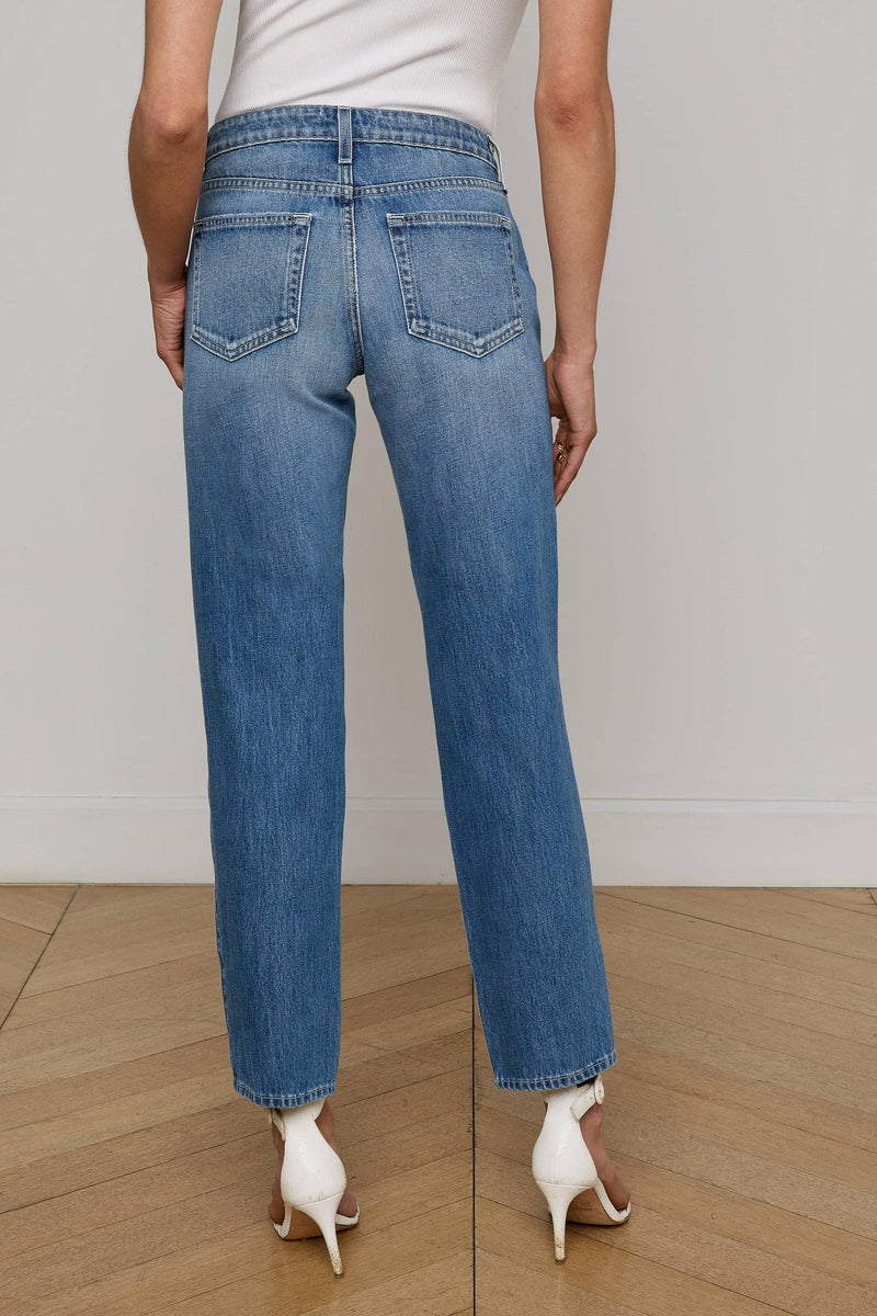 NEVIA LOW RISE SLOUCHY STRAIGHT LEG JEANS