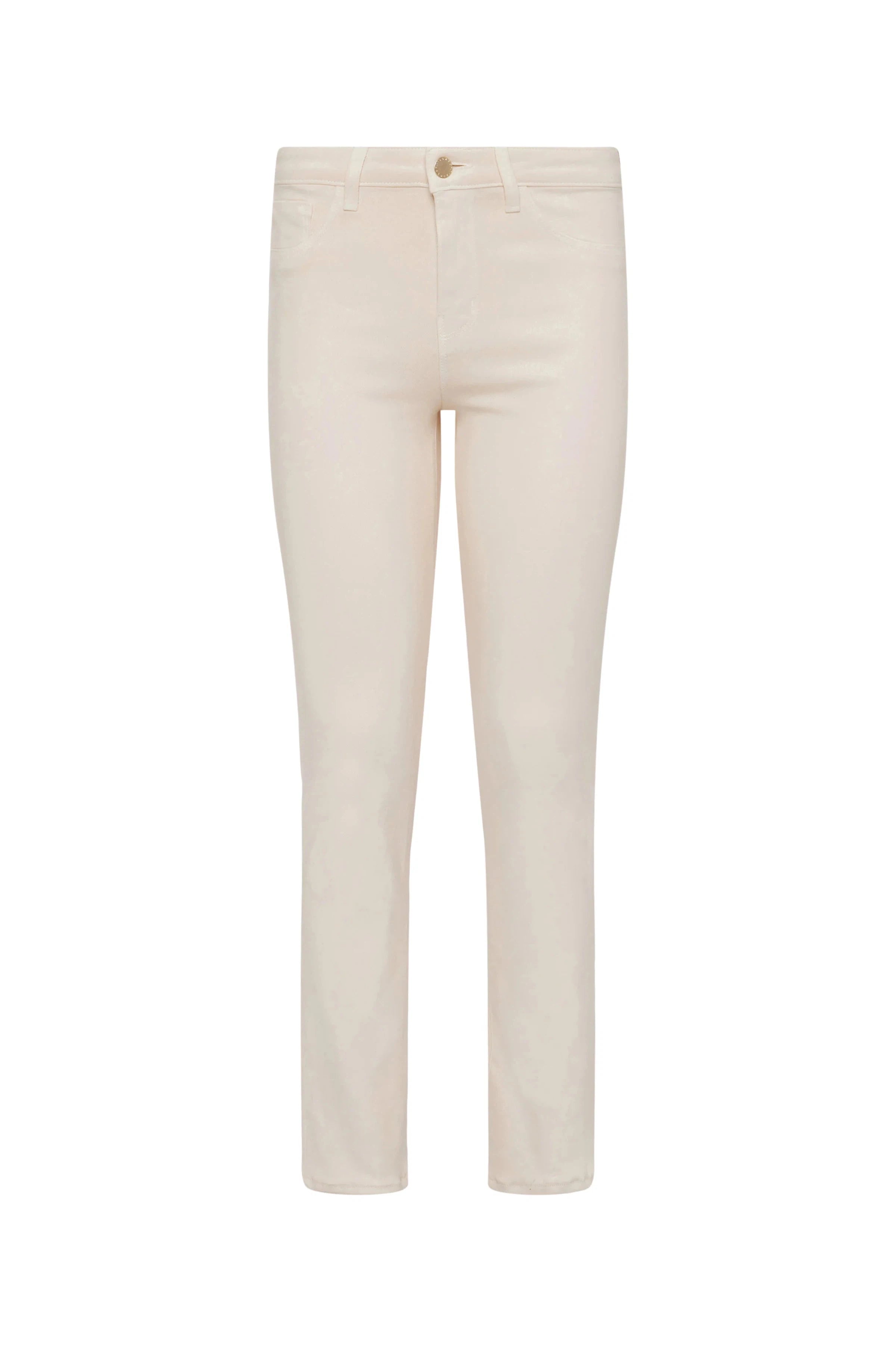 L'AGENCE GINNY H/R STRAIGHT BK ZIP IN FRENCH VANILLA COATED
