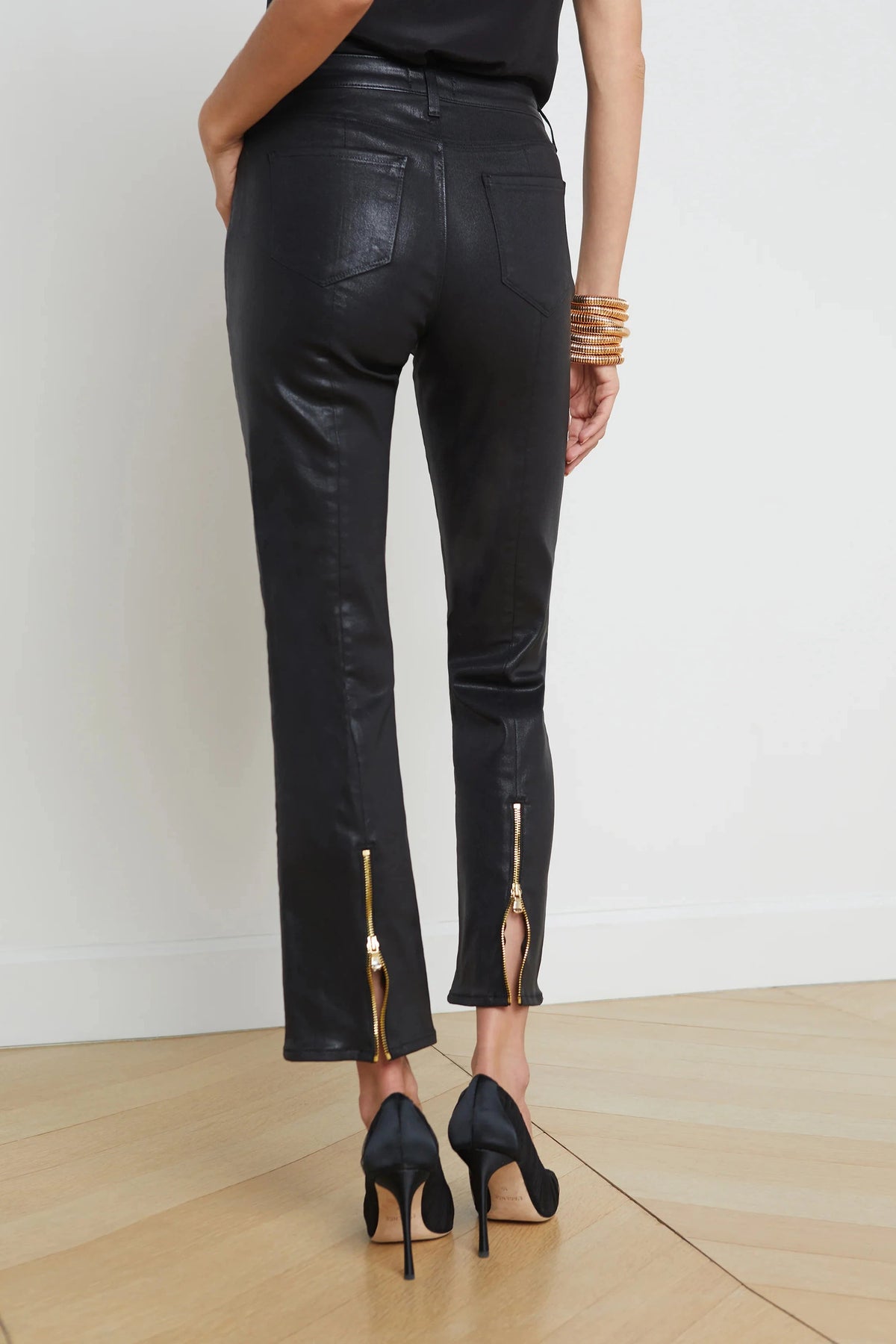GINNY H/R STRAIGHT BK ZIP
