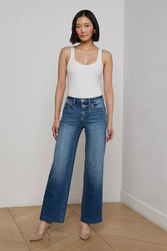 SCOTTIE H/R WIDE LEG JEAN