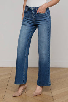 SCOTTIE H/R WIDE LEG JEAN