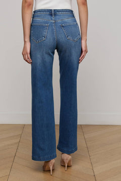 SCOTTIE H/R WIDE LEG JEAN