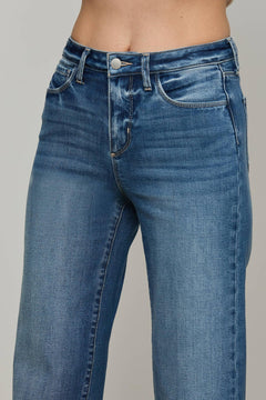 SCOTTIE H/R WIDE LEG JEAN