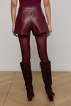 DIONNE FAUX LEATHER SHORT
