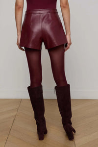 DIONNE FAUX LEATHER SHORT