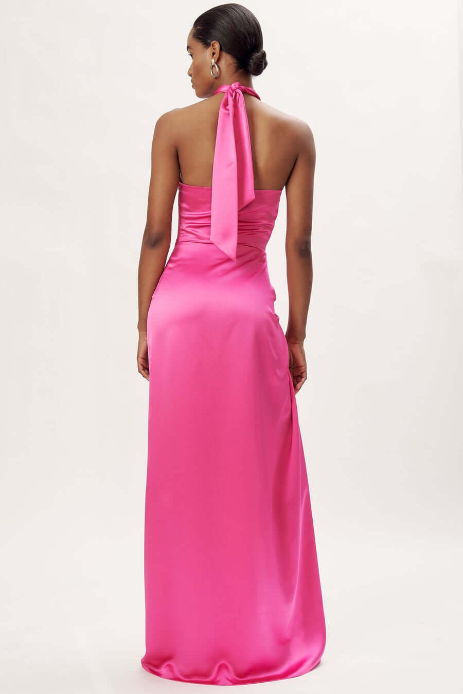 RONNY KOBO ZADENA DRESS IN HOT MAGENTA