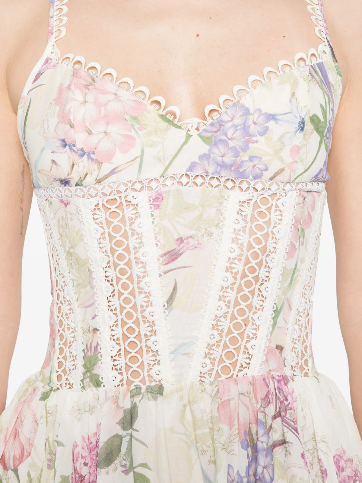 SHORT DRESS GARDENIA