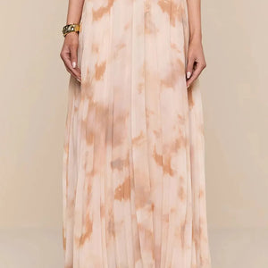 TORIN PLEATED MAXI SKIRT