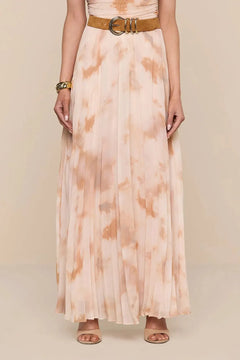 TORIN PLEATED MAXI SKIRT