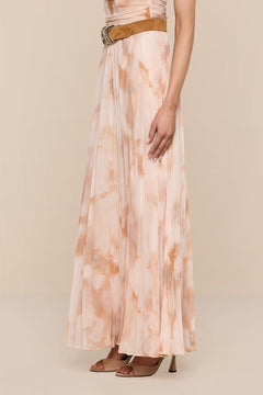 TORIN PLEATED MAXI SKIRT