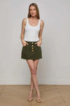 SOLENE DENIM MINI SKIRT