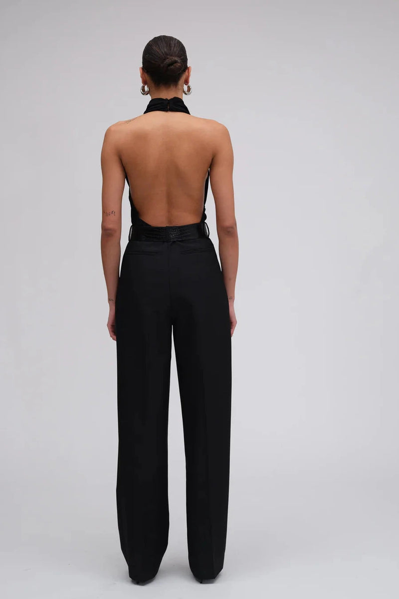 RONNY KOBO MELI BODYSUIT IN BLACK