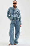 RONNY KOBO MARSEILLE PANTS IN LIGHT DENIM WASH