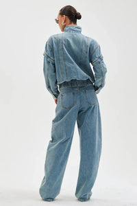 RONNY KOBO MARSEILLE PANTS IN LIGHT DENIM WASH