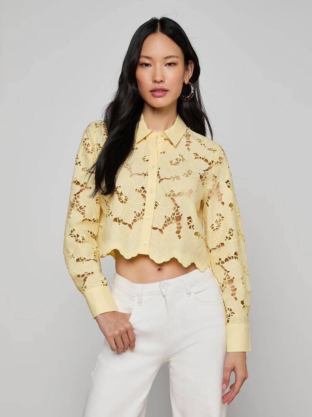 SEYCHELLE CROPPED BUTTONDOWN